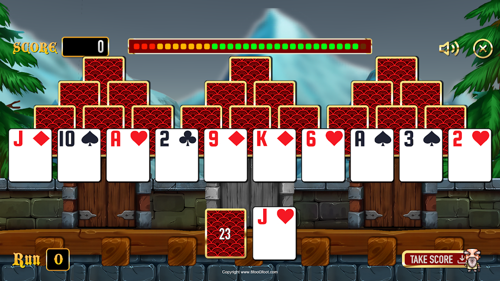 Tri Towers Solitaire Screenshot1