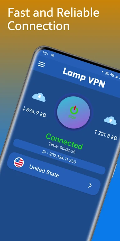 Lamp VPN - Fast & Stable VPN Screenshot1