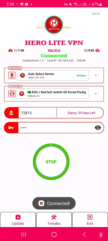 Hero Lite vpn Screenshot4