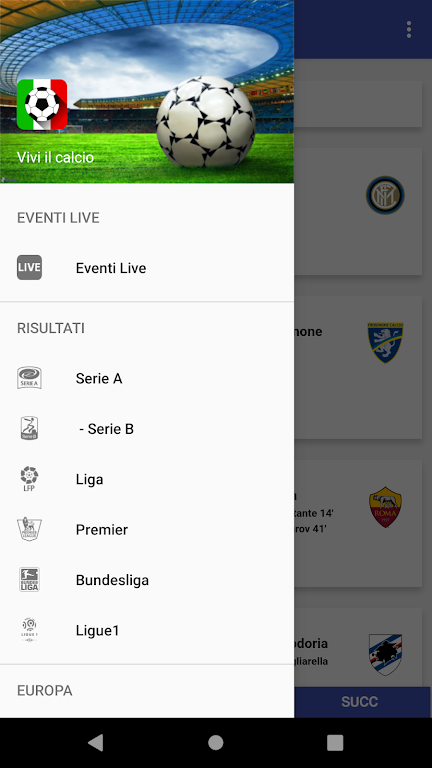 Calcio Live Screenshot3