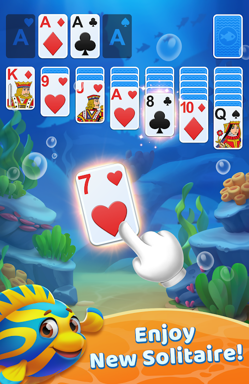 Tiny fish solitaire - Klondike Screenshot1