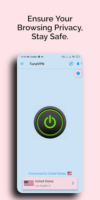 TunaVPN | Fast & Secure VPN Screenshot1