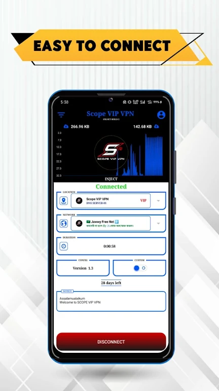 Scope VIP VPN Screenshot2