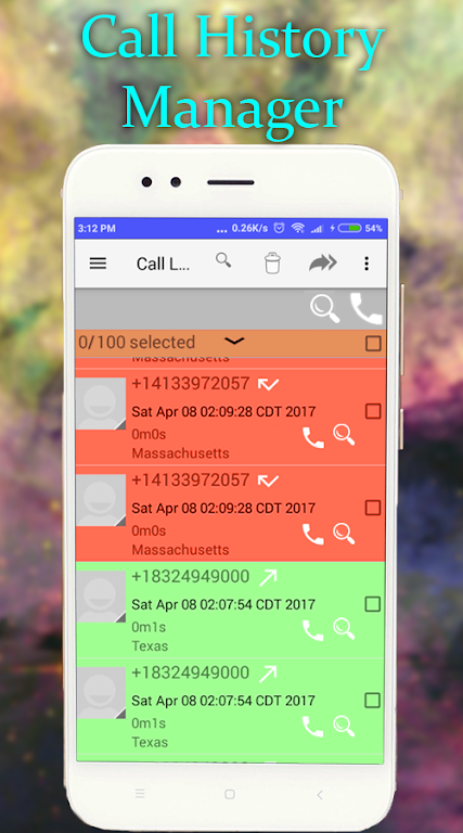 Call History Manager : Call Details Screenshot3