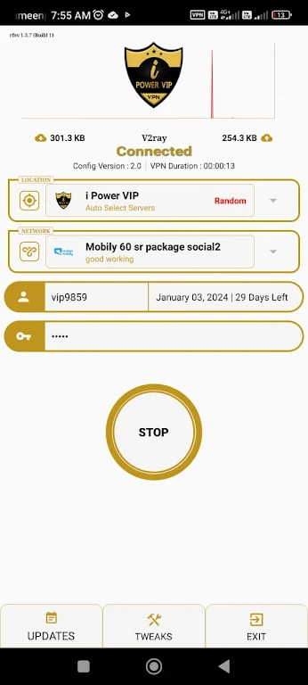 i POWER VIP VPN Screenshot4