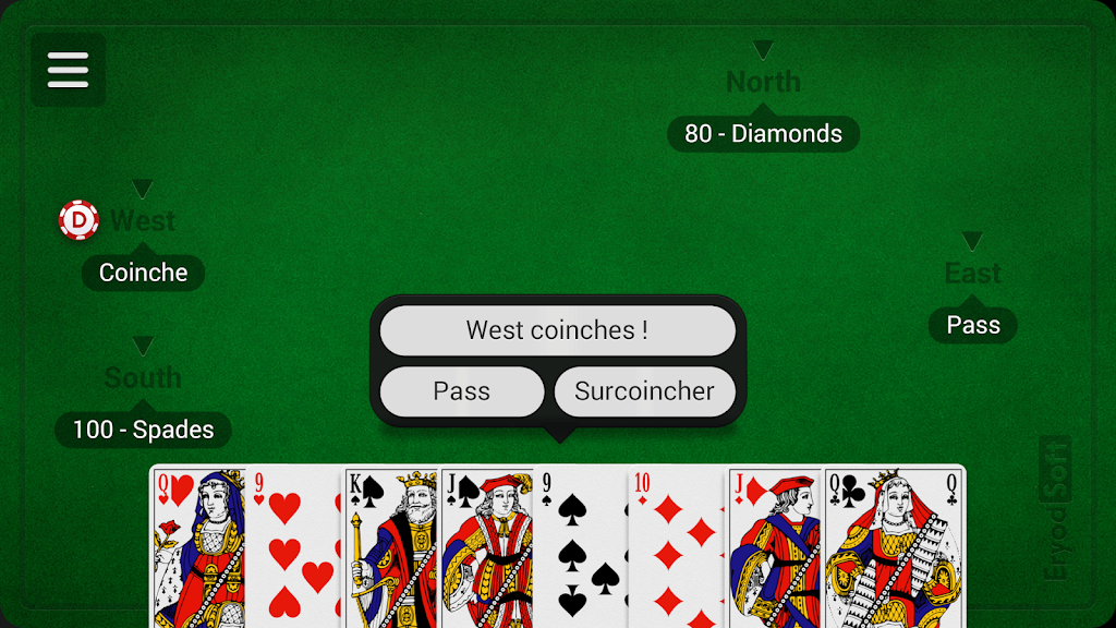 French Coinche Screenshot4