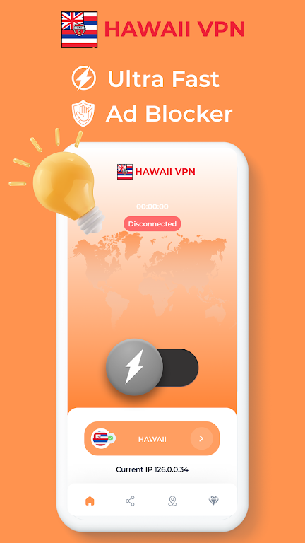 Hawaii VPN -Fast Private Proxy Screenshot2