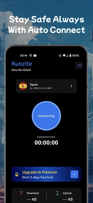 Kunzite VPN: Ultra Net Shield Screenshot2