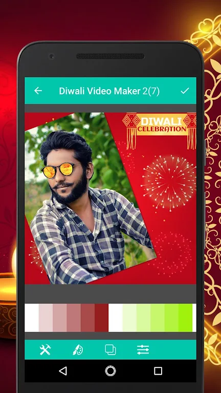 Diwali Photo to Video Maker wi Screenshot3