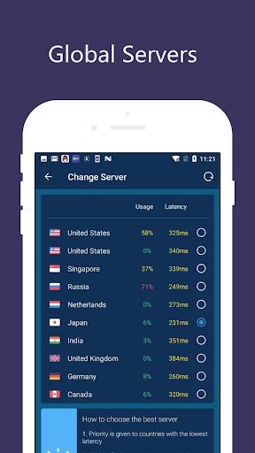 Free VPN Unlimited Proxy - Proxy Master Screenshot2