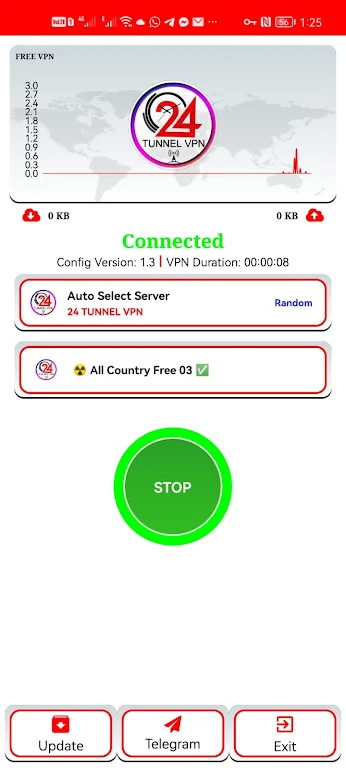 24 TUNNEL VPN Screenshot2