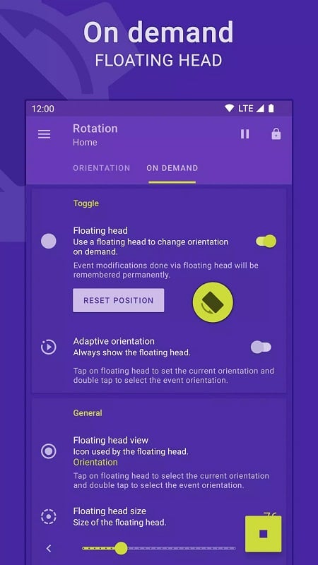 Rotation – Orientation Manager Screenshot2