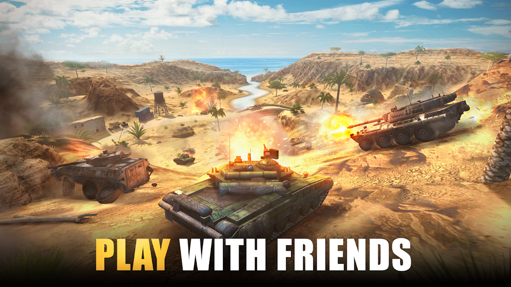 Tank Force: Tank games blitz Mod Screenshot1