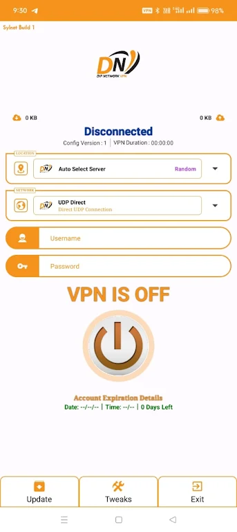 Dip Network Vpn Screenshot2