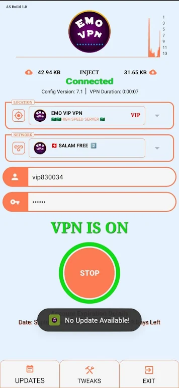 Emo vip vpn Screenshot4