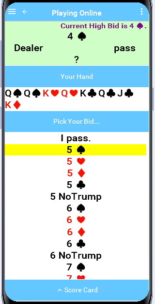 Play Bid Euchre Screenshot1