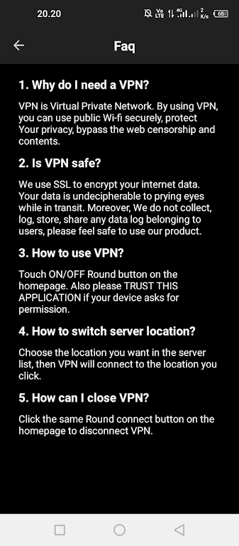 Steak VPN Unlimited Proxy Screenshot3