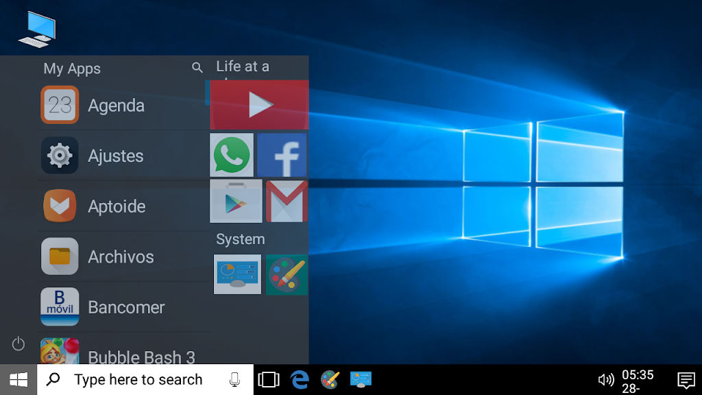 Windows 10 Emulator Android Screenshot2