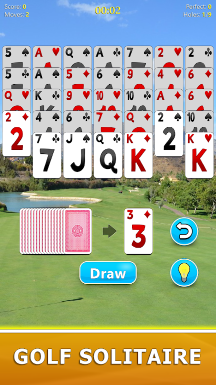 Golf Solitaire - Card Game Screenshot1