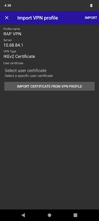 Secure Tactical VPN Client Screenshot2