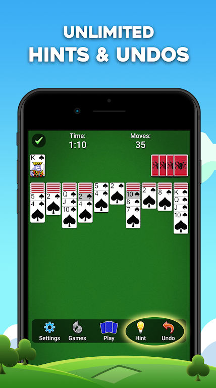 Spider Solitaire: Card Games Screenshot3