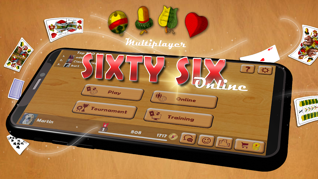 Schnapsen - 66 Online Cardgame Screenshot1