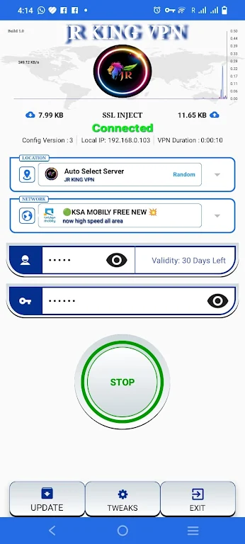 Jr King Vpn Screenshot3