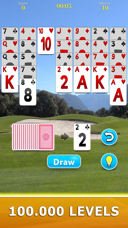 Golf Solitaire - Card Game Screenshot4