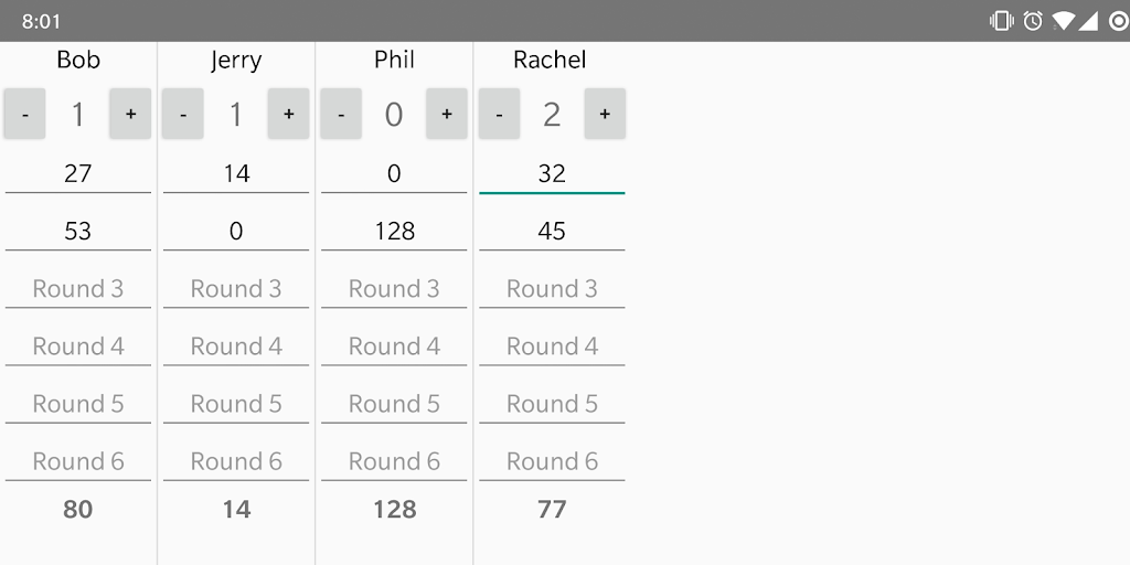 Bazonga Scorekeeper Screenshot2