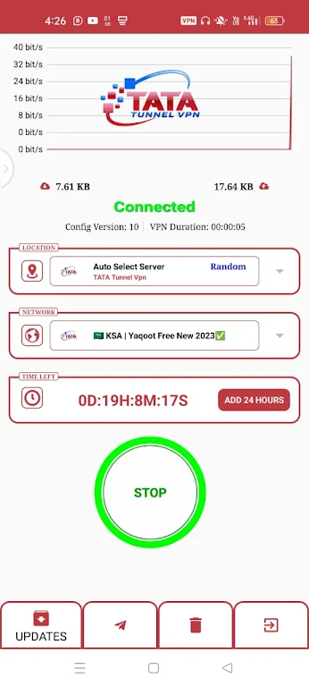 TATA TUNNEL VPN Screenshot1