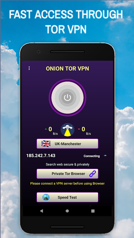 Onion VPN Tor Browser OrWEB Screenshot1