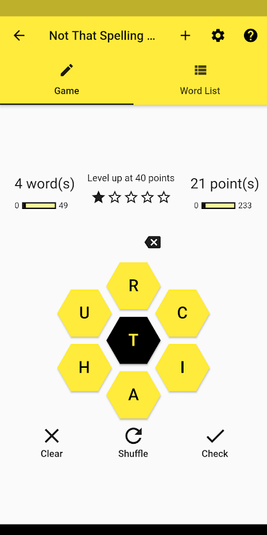 Spelling Bee - Unlimited Screenshot2