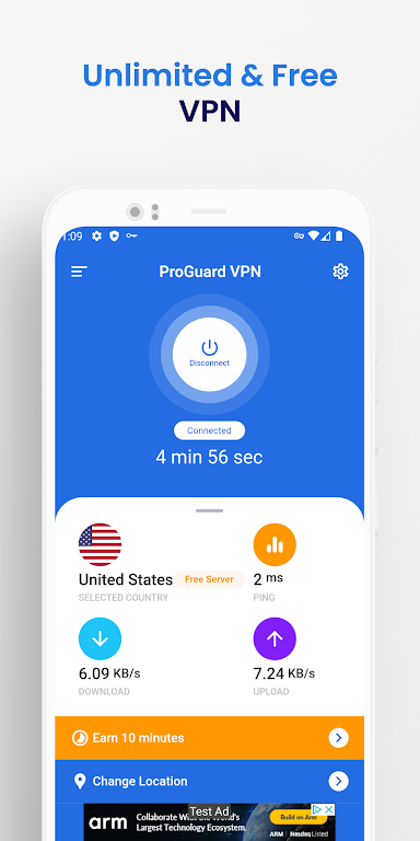 ProGuard VPN: Ultimate Privacy Screenshot2