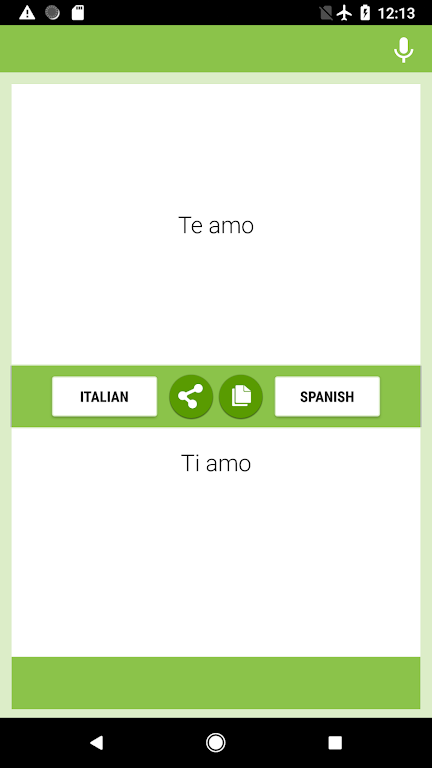 Italian-Spanish Translator Screenshot2