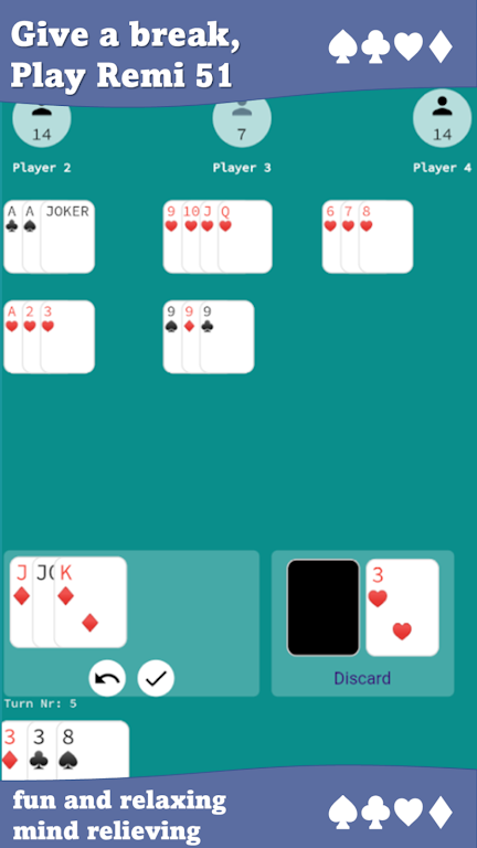 Remi 51 Card Game Screenshot1