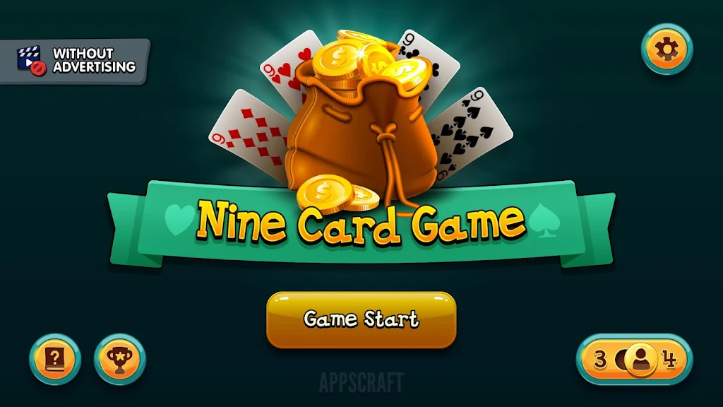 Nine Card Game online offline Screenshot2