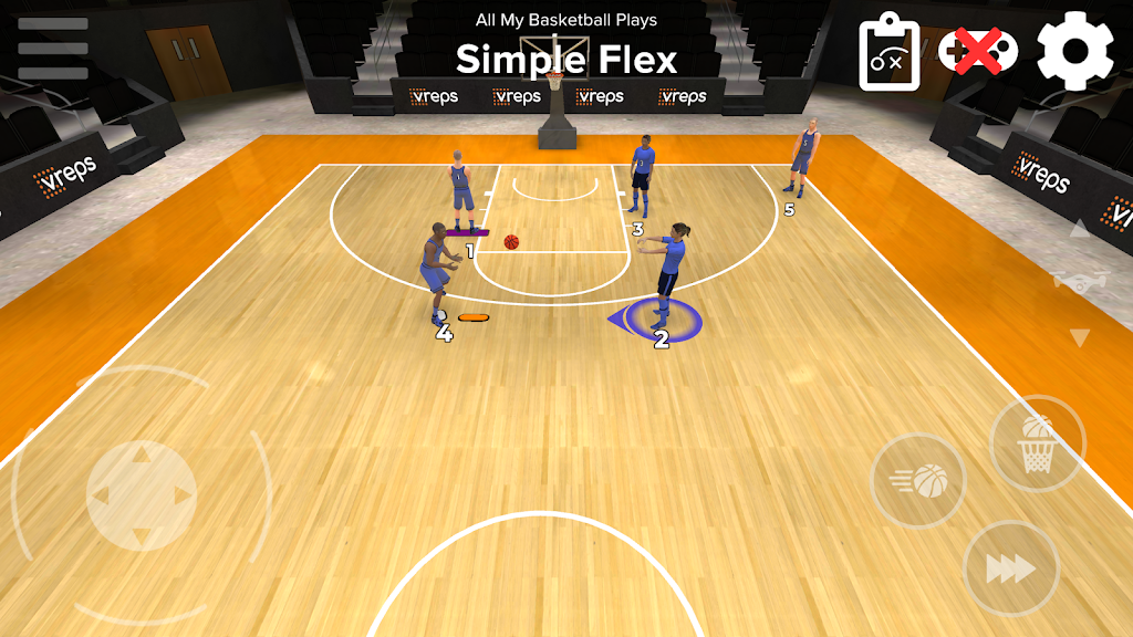 VReps Basketball Playbook Screenshot2