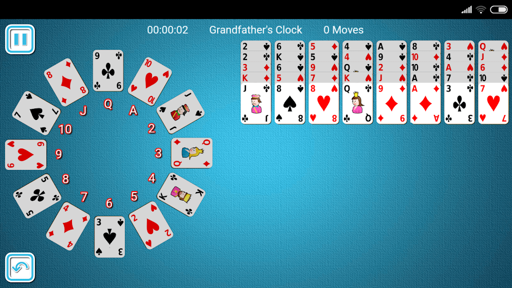 Grandfather's Clock Solitaire Screenshot2