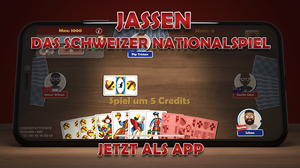 Jassen Online - Card Game Screenshot1