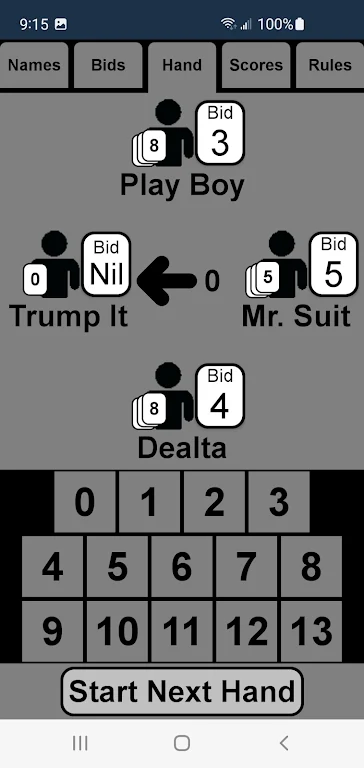 Spades Scorekeeper Screenshot4