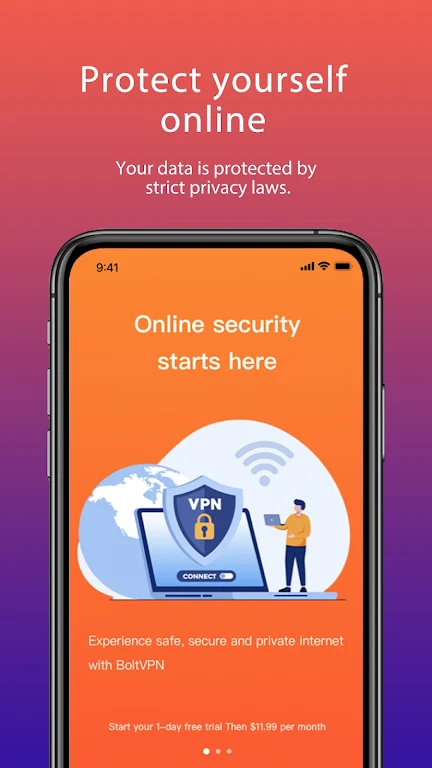 Bolt VPN - Fast & Secure Screenshot3