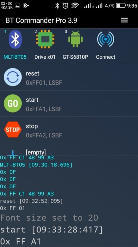 Bluetooth Commander Pro Screenshot1