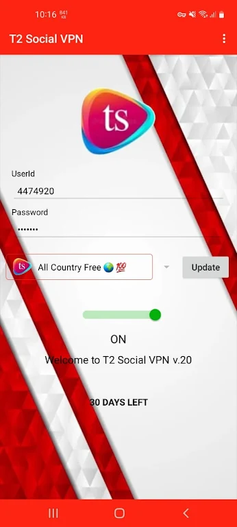 T2 Social VPN Screenshot2