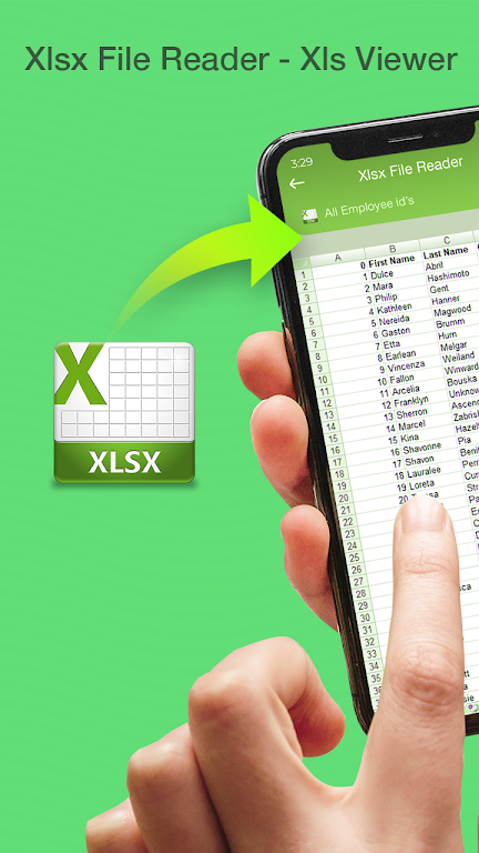 XLSX File Reader -Excel Viewer Screenshot1