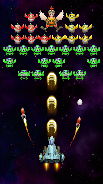 Galaxy Attack: Chicken Shooter Mod Screenshot4