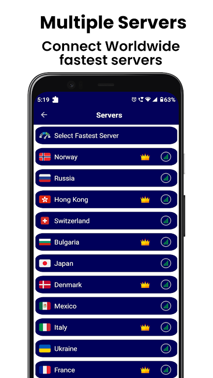 Rapid VPN - Secure Internet Screenshot3