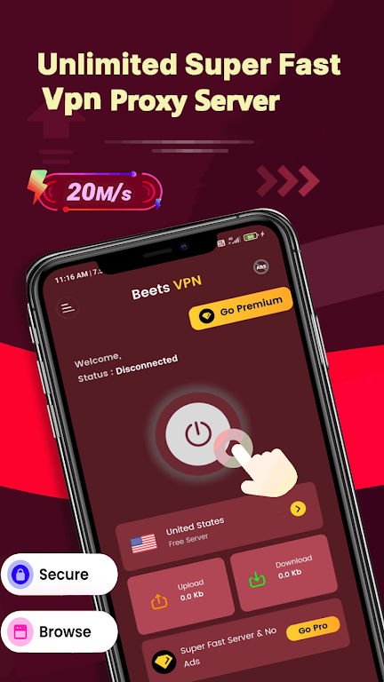 BeestVPN: Fast and Secure VPN Screenshot3