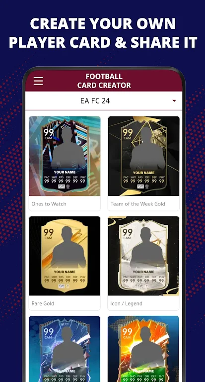 FUT Card Creator 24 Screenshot2