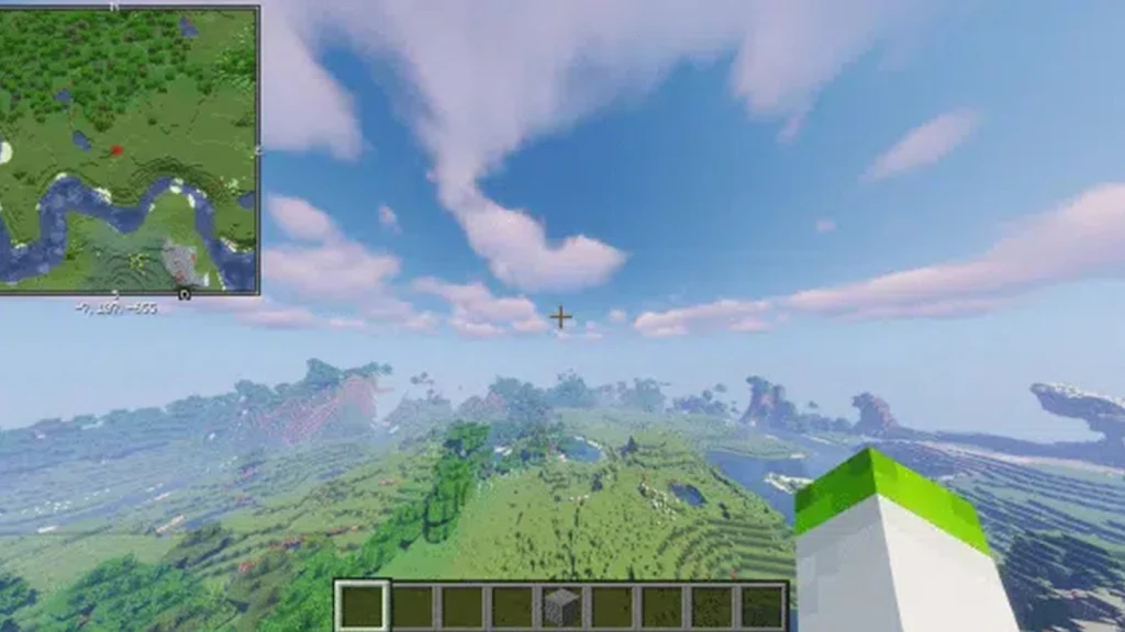 Xaeros Minimap Mod Minecraft Screenshot1