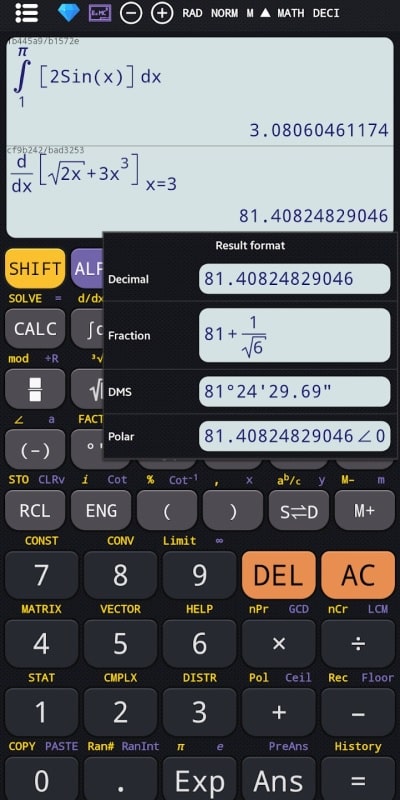 Scientific calculator plus 991 Screenshot1